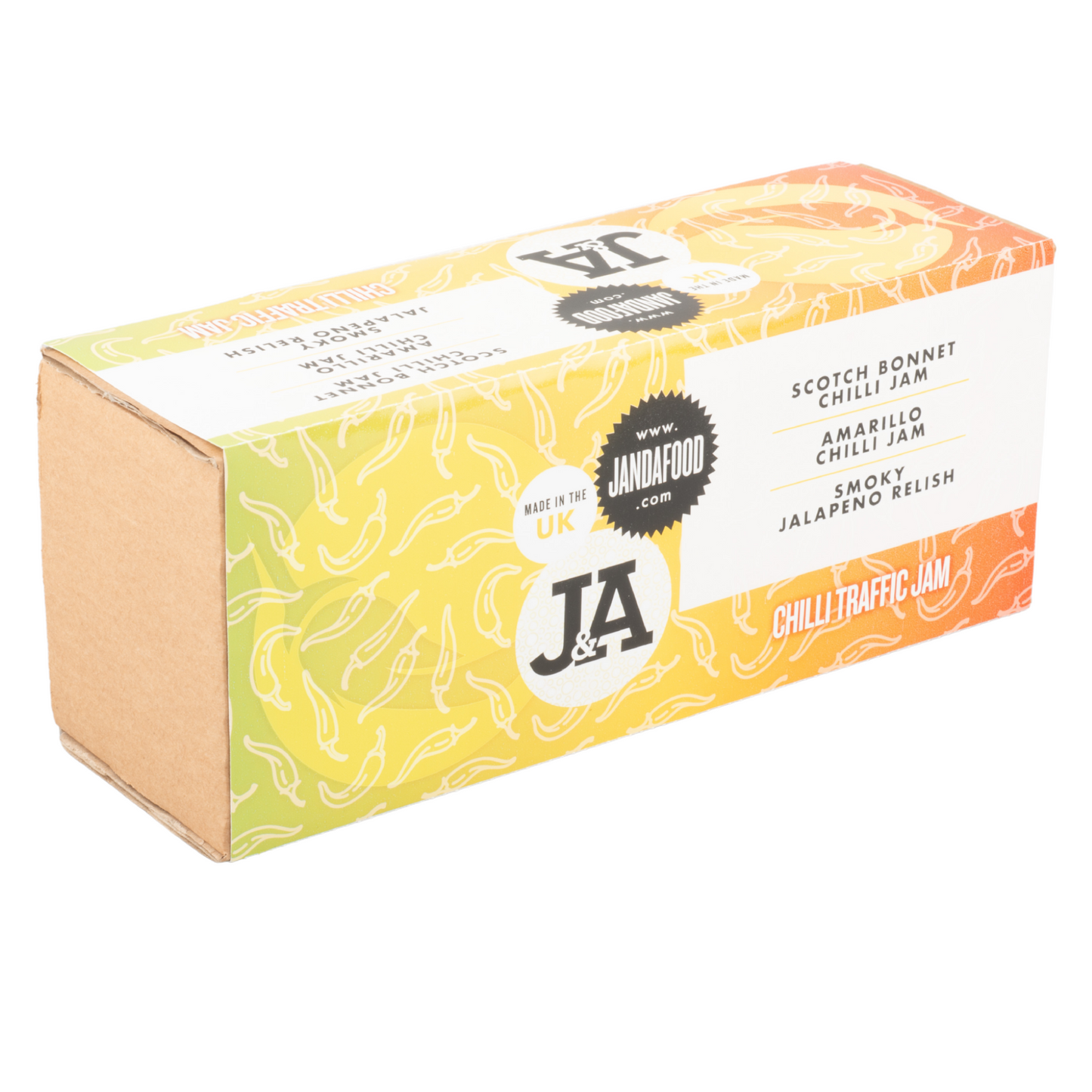 Traffic Chilli Jam Gift Box | A fiery selection of 3 different chilli jams and relishes