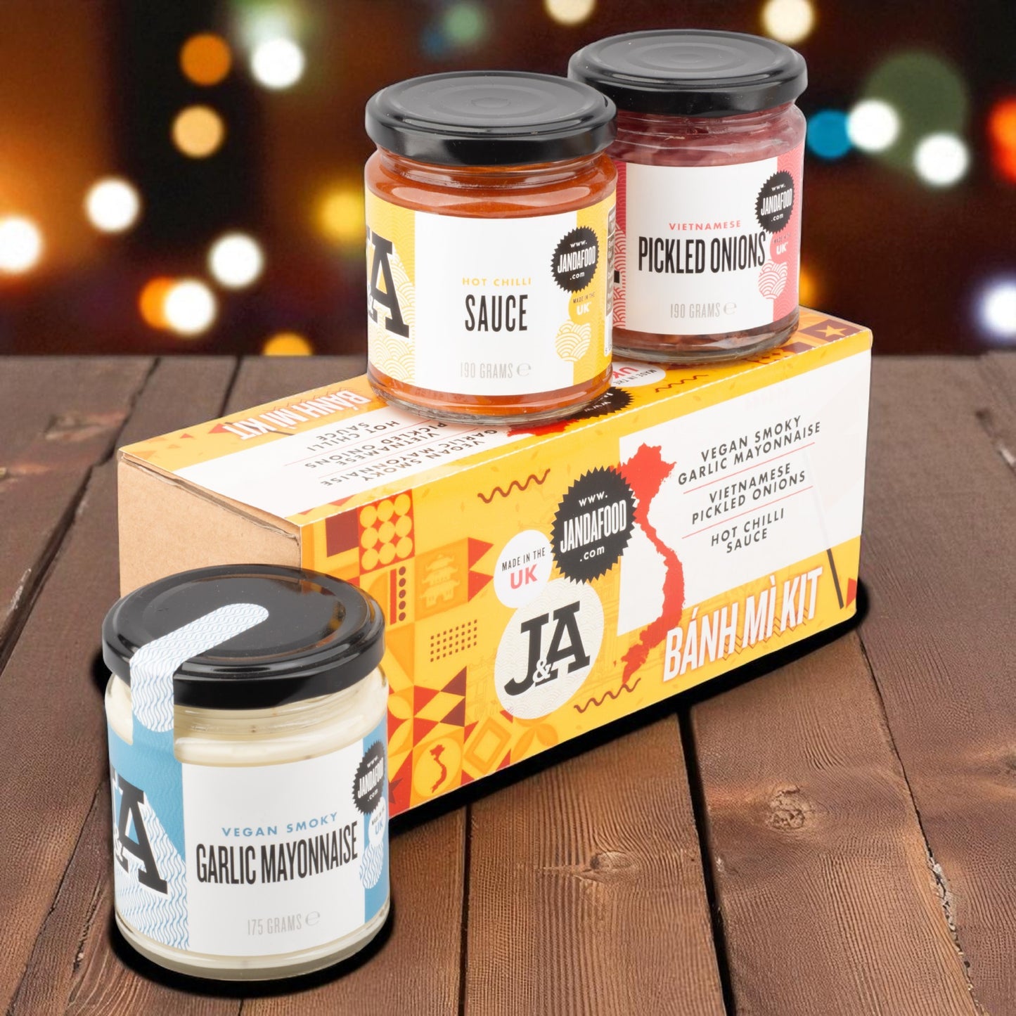 Vietnamese Banh Mi Kit | Gift box containing 3 condiments for the perfect Banh Mi Sandwich