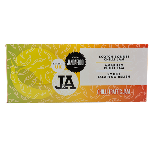Traffic Chilli Jam Gift Box | A fiery selection of 3 different chilli jams and relishes